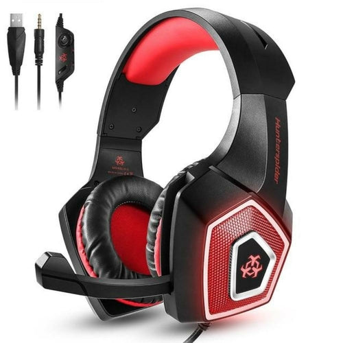 Noise-canceling mic on Dragon Stereo LED Gaming Headset with Microphone